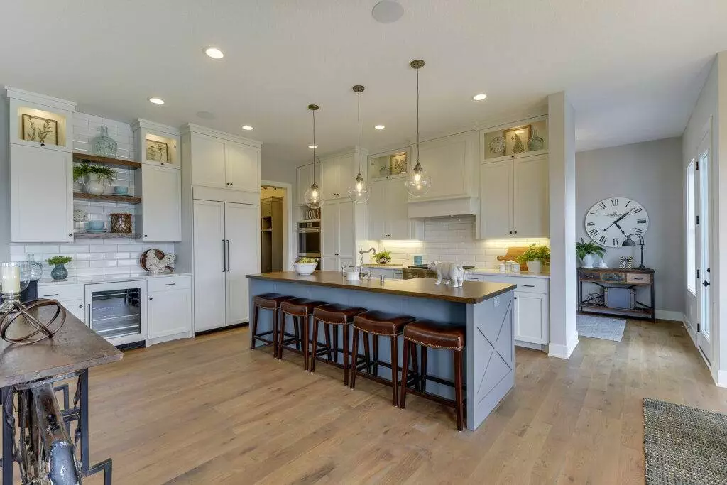 rustic kitchen island