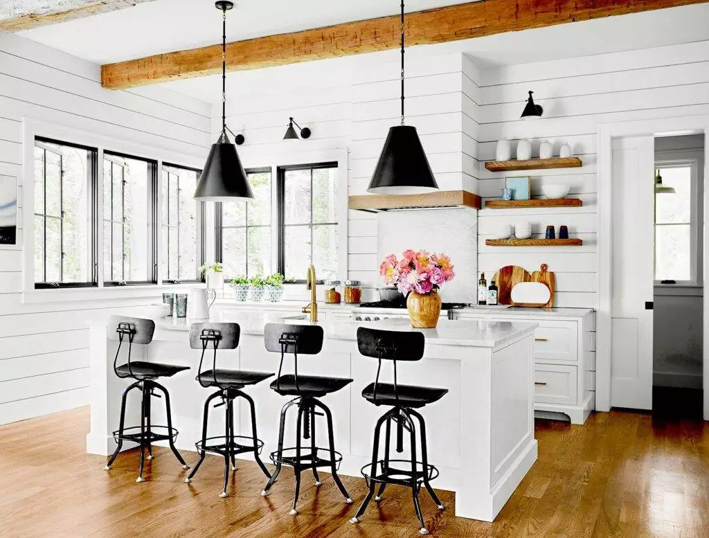 rustic kitchen island