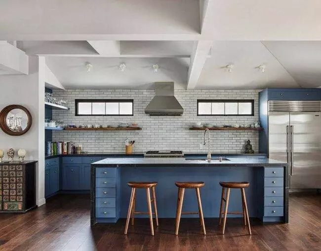 Kitchen Backsplash No Upper Cabinets