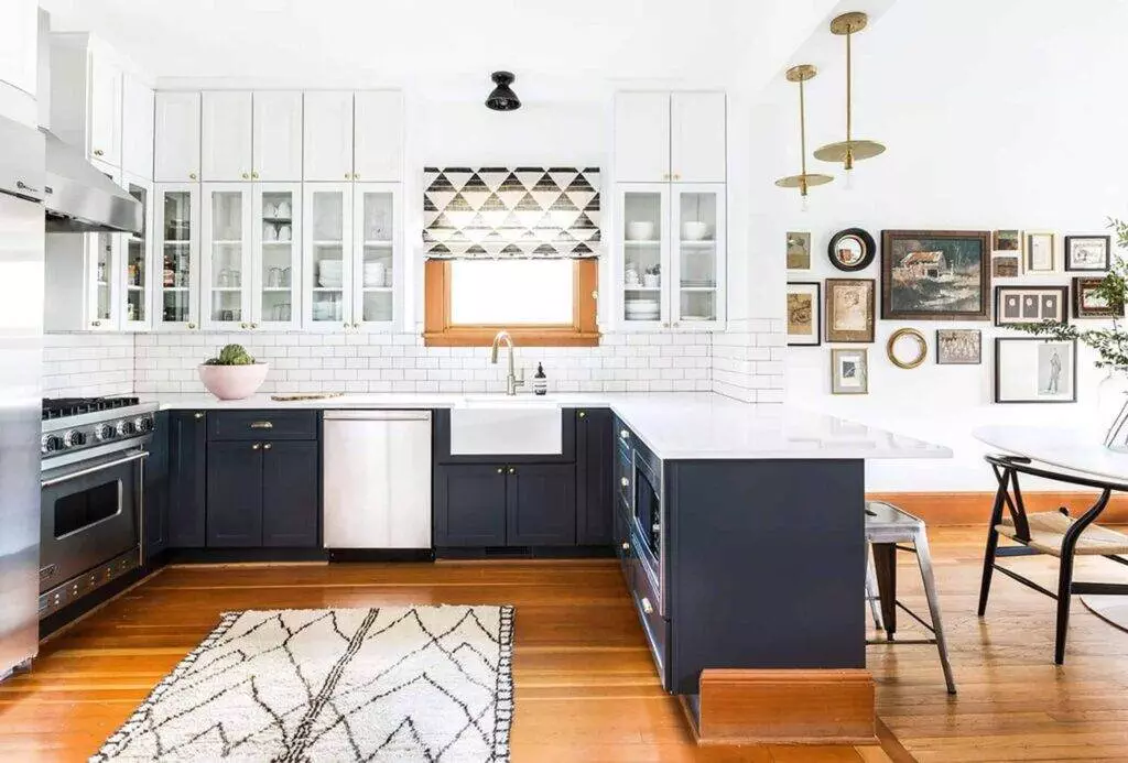 Kitchen Backsplash No Upper Cabinets