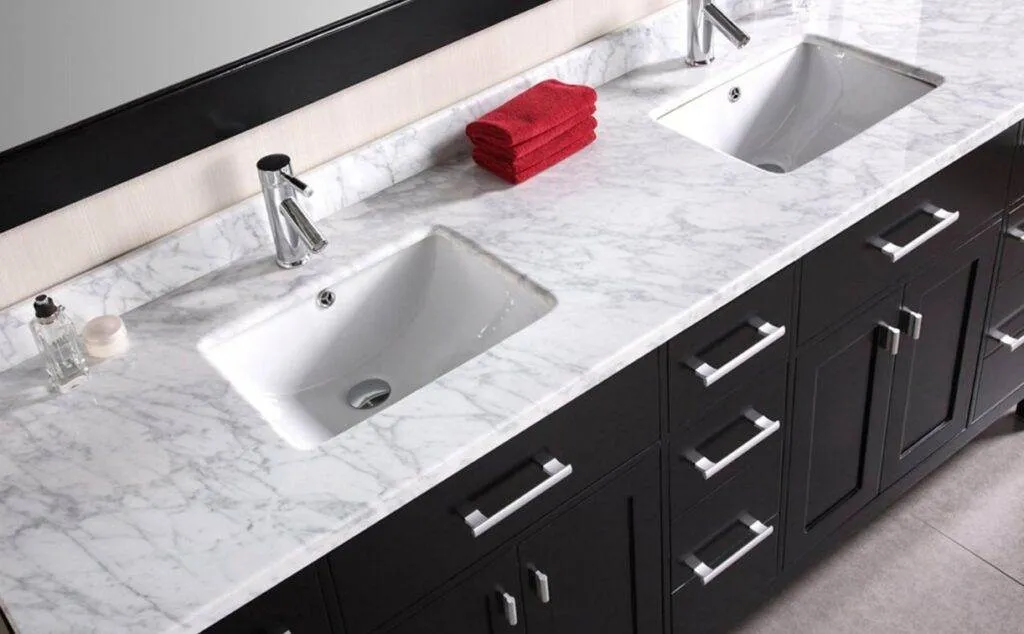 Bathroom Double Sink Countertops WellCraft Kitchens